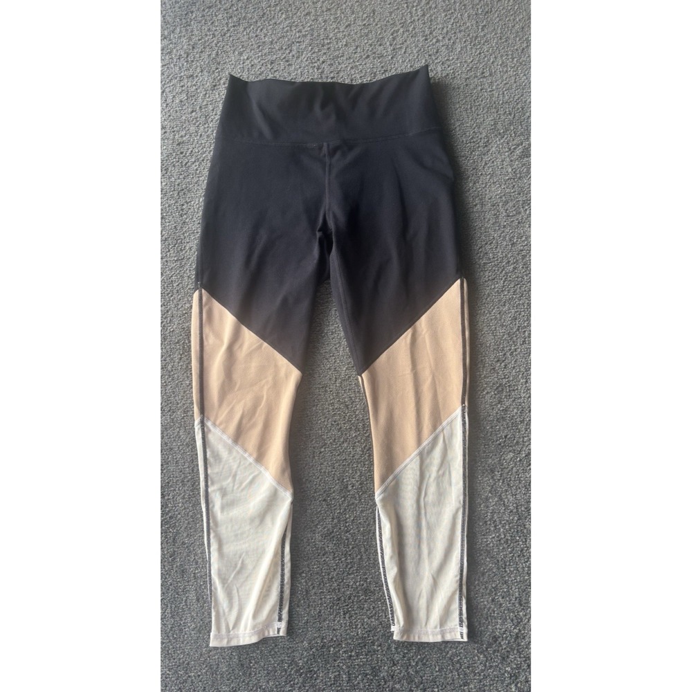 Fabletics‎ Zone High-Waisted Women XS Leggings Black/Café Ole/Honeymilk Women's